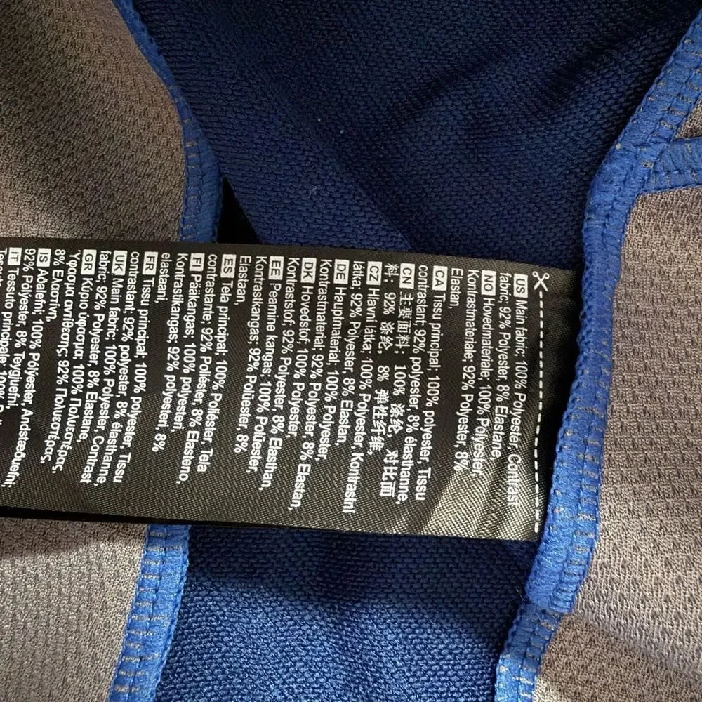 Bjorn Daehlie Ridge Jacket Blue Two Tone Men's Size Medium